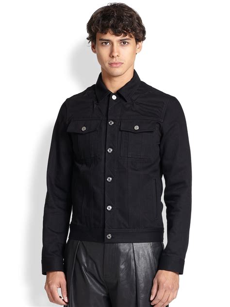 givenchy jackets men's|givenchy black denim jacket.